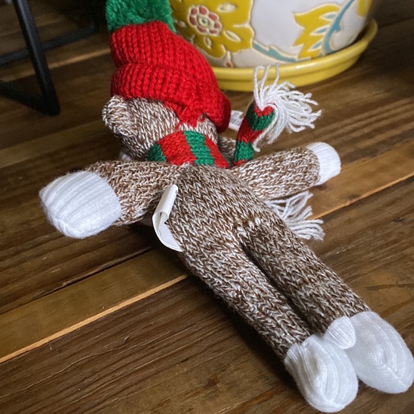 Pottery Barn Hanging Around for the Holidays Classic Sock Monkey Ornament 🐵 - Picture 9 of 16